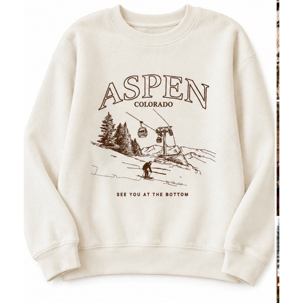 Aspen, Colorado Ski Sweatshirt Women universal Thread Pullover
